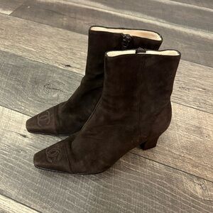 Vintage Chanel Heeled Boots